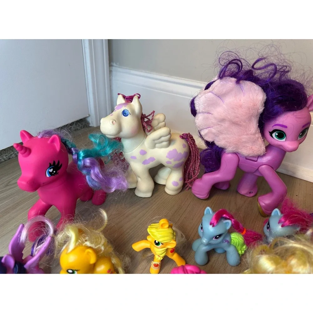 My Little Pony Figure‎ Lot G1 G3 G4 Pipp Petals Pinkie Pie DJ Pon-3 22 pcToy Set